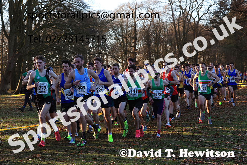 Senior mens 2025 Northern Cross Country Champs, Tatton Park, Knutsford, Cheshire. Photo: David T. Hewitson/Sports for All Pics